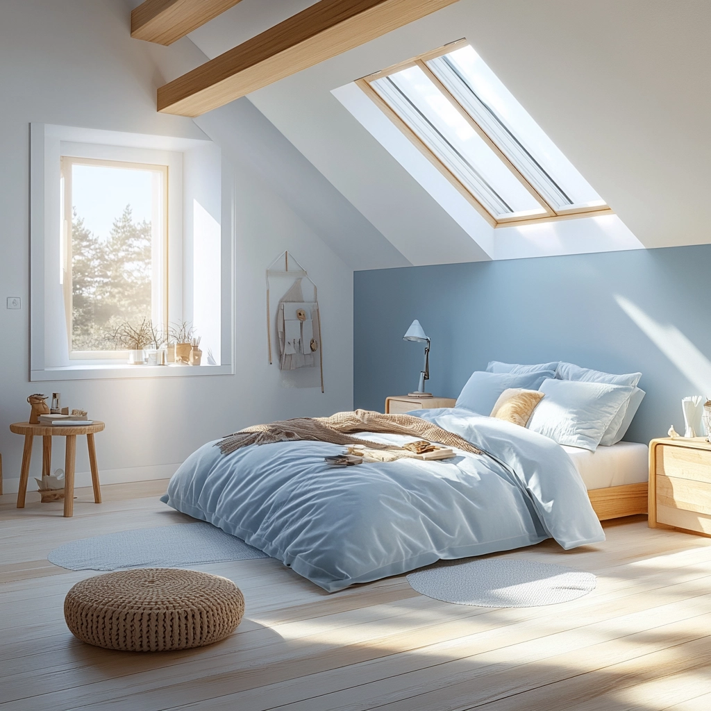 colorful farmhouse bedroom 17