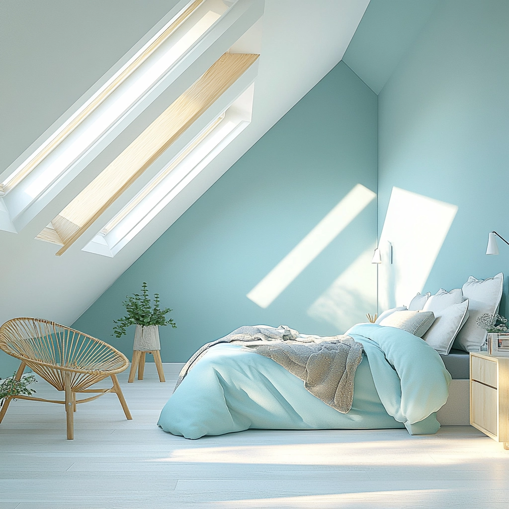 colorful farmhouse bedroom 19