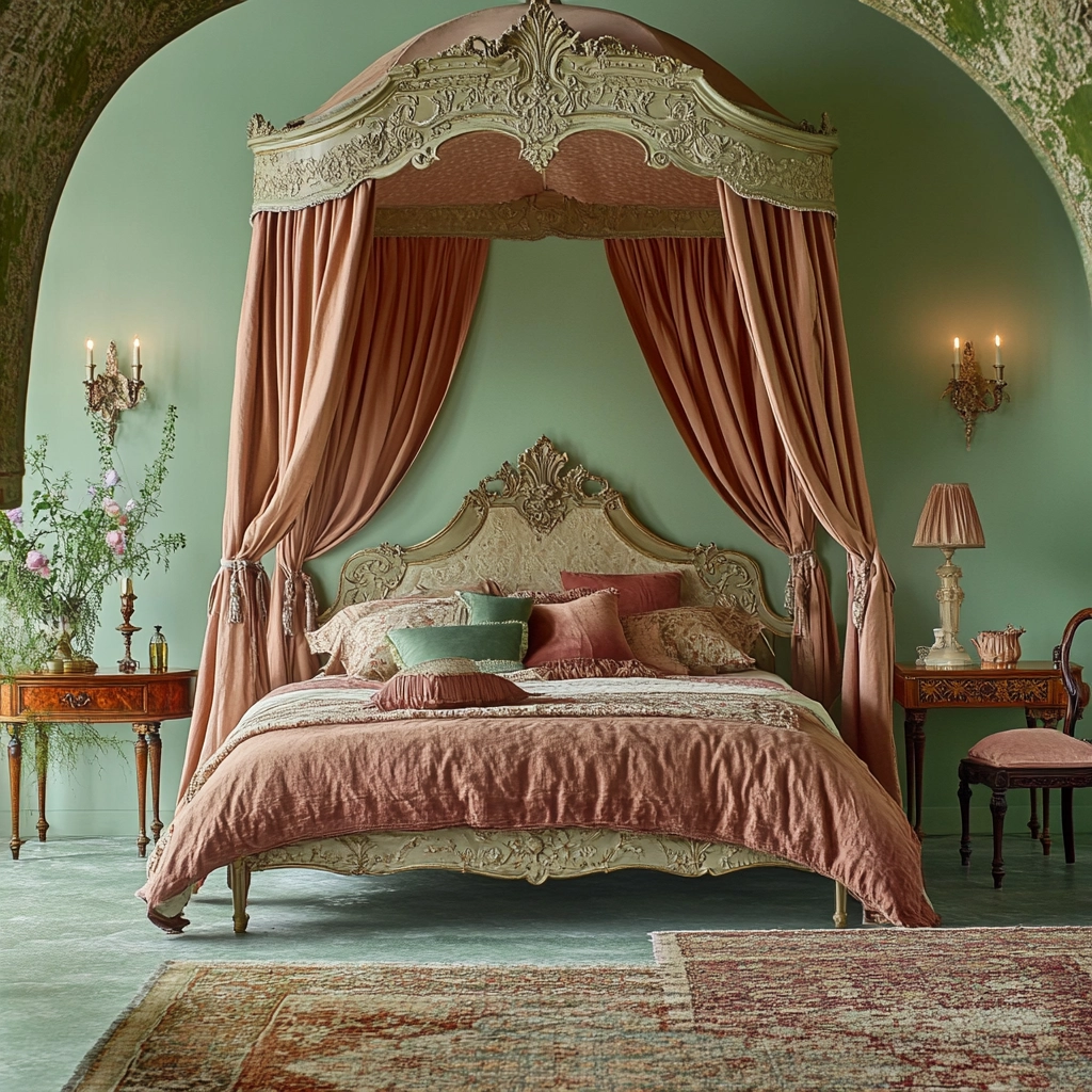 colorful farmhouse bedroom 27