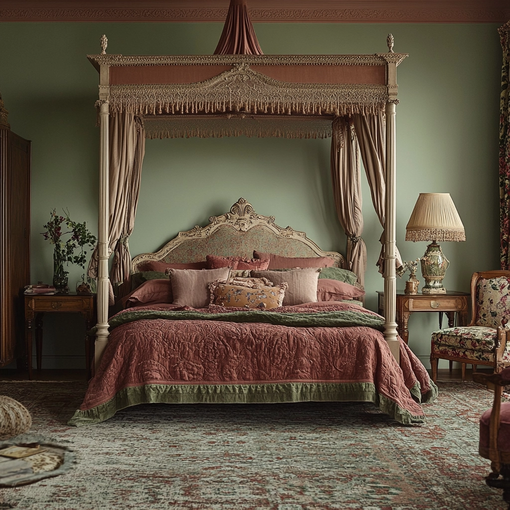 colorful farmhouse bedroom 28