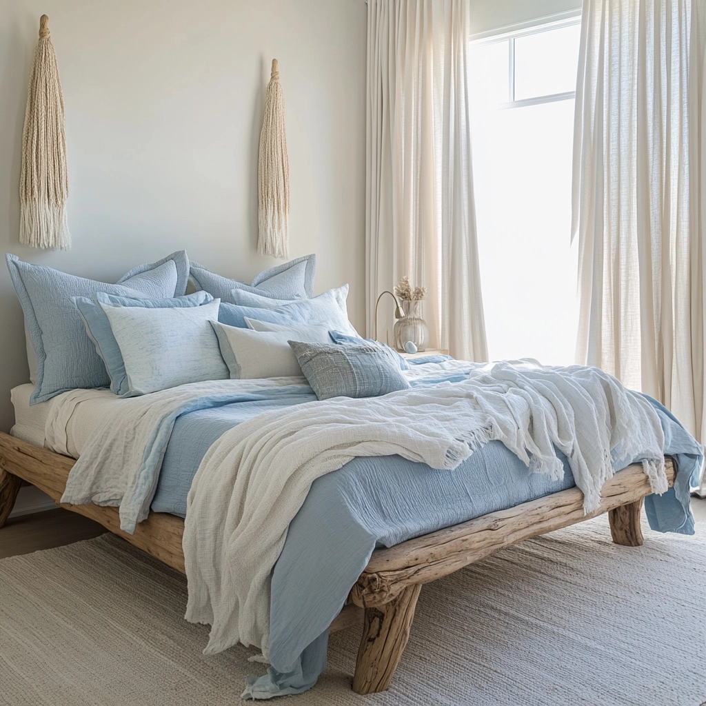 colorful farmhouse bedroom 30