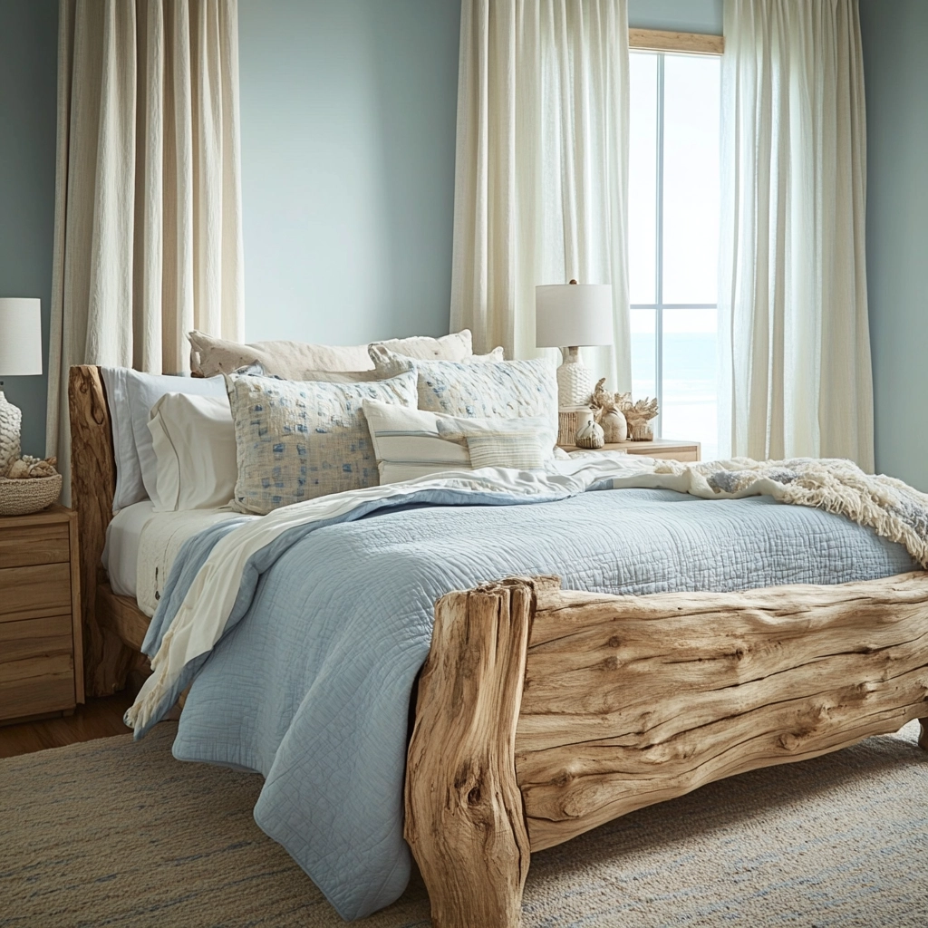 colorful farmhouse bedroom 32