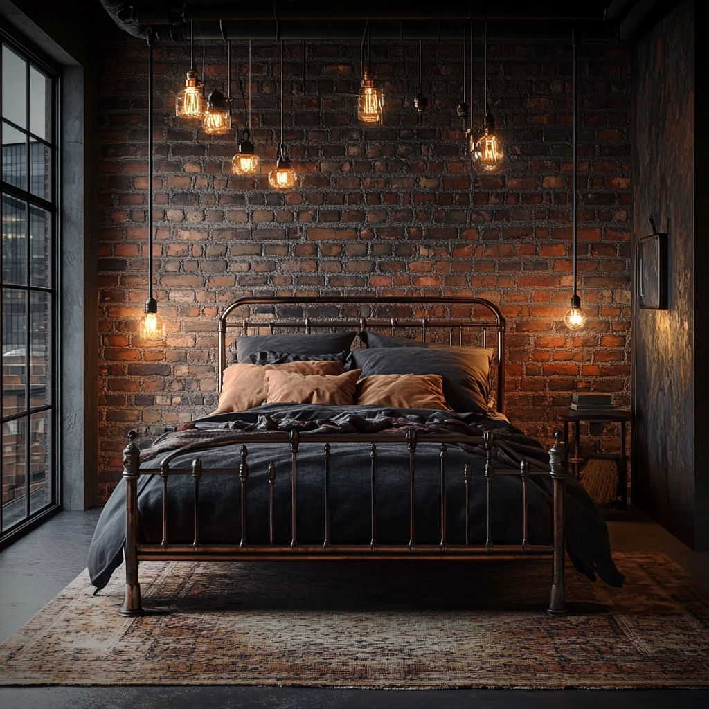 colorful farmhouse bedroom 34