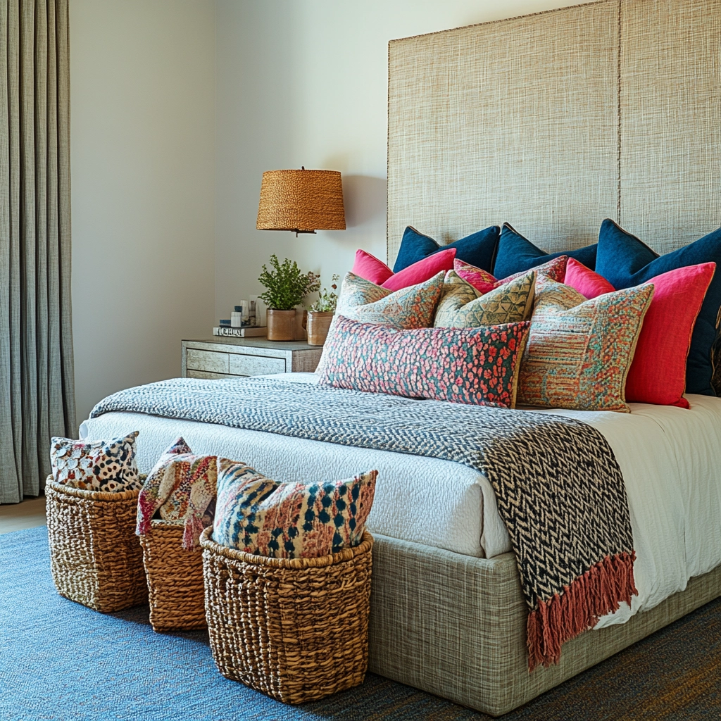 colorful farmhouse bedroom 6