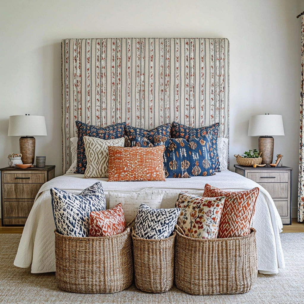 colorful farmhouse bedroom 8