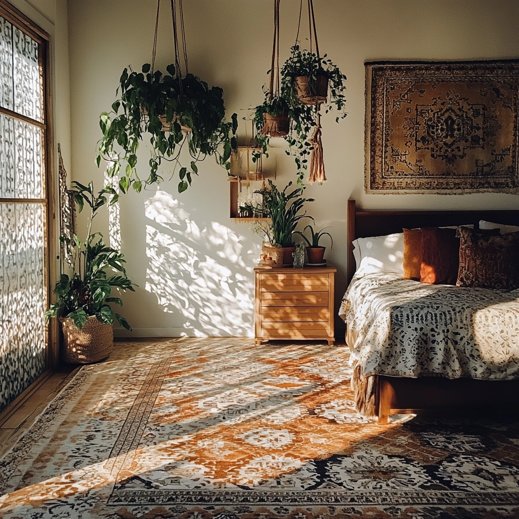 contemporary farmhouse bedroom 16