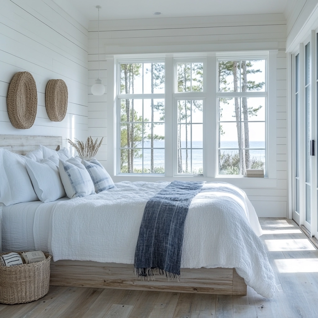contemporary farmhouse bedroom 17