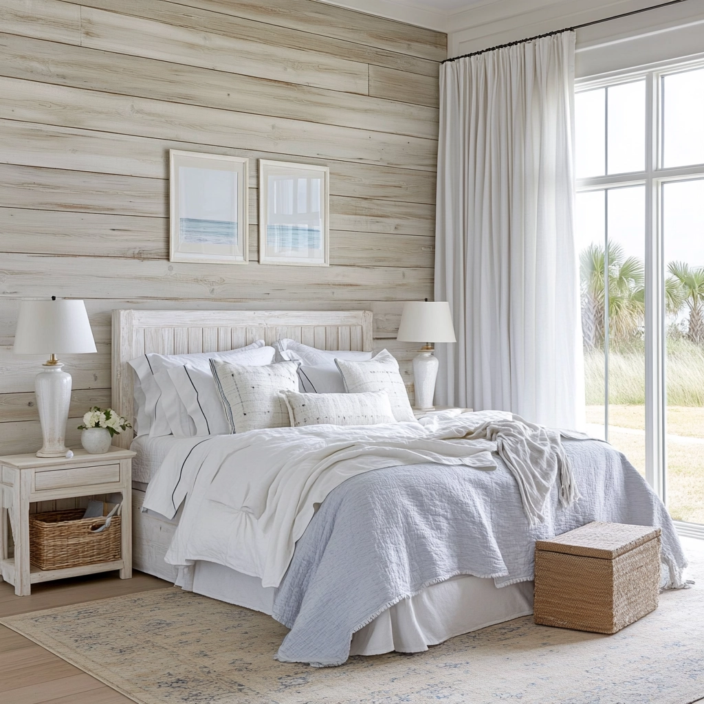 contemporary farmhouse bedroom 18