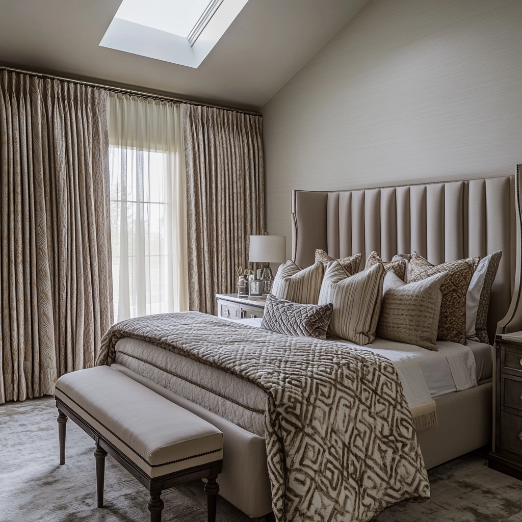 contemporary farmhouse bedroom 21