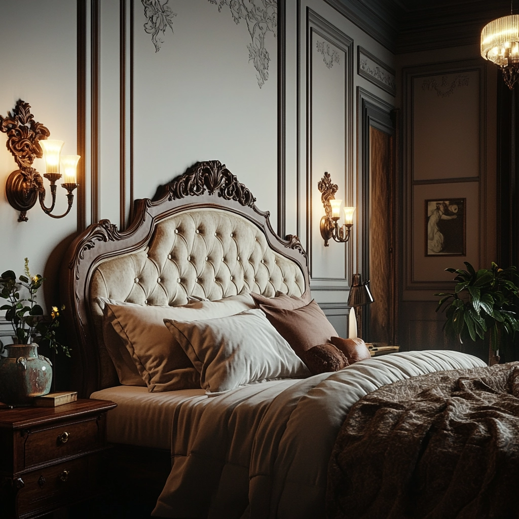 contemporary farmhouse bedroom 27
