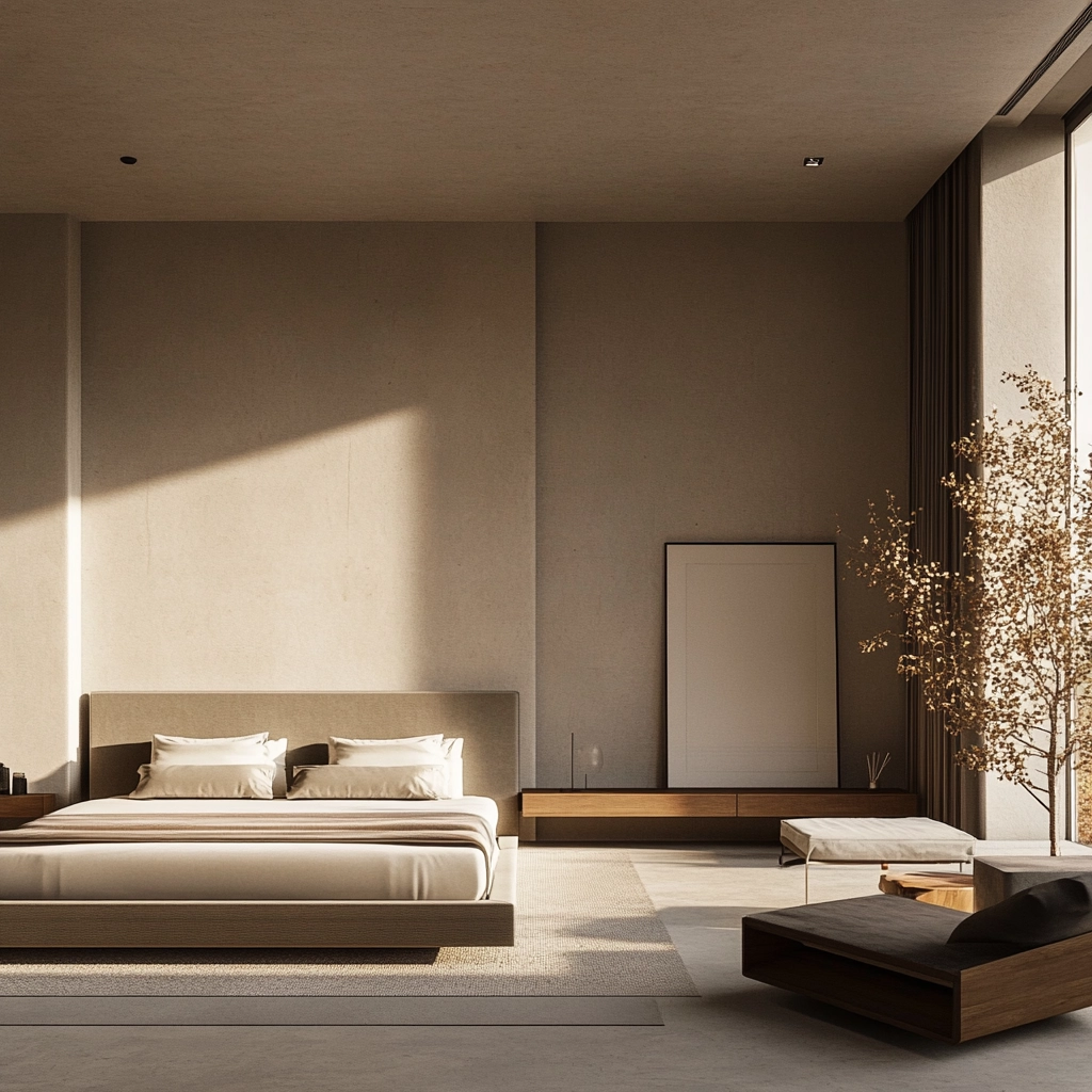 contemporary farmhouse bedroom 31
