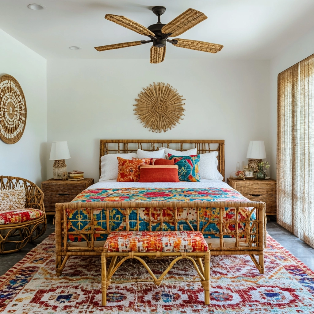 contemporary farmhouse bedroom 36