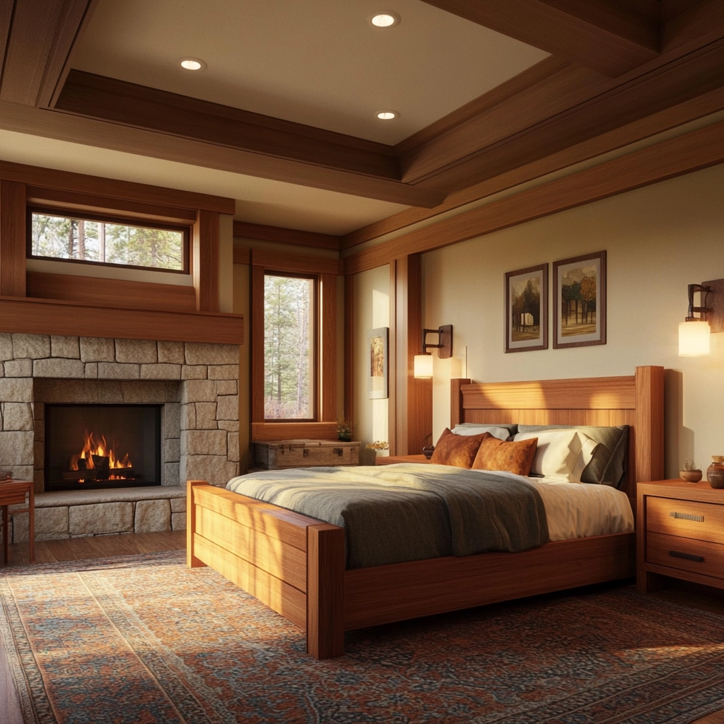 contemporary farmhouse bedroom 41
