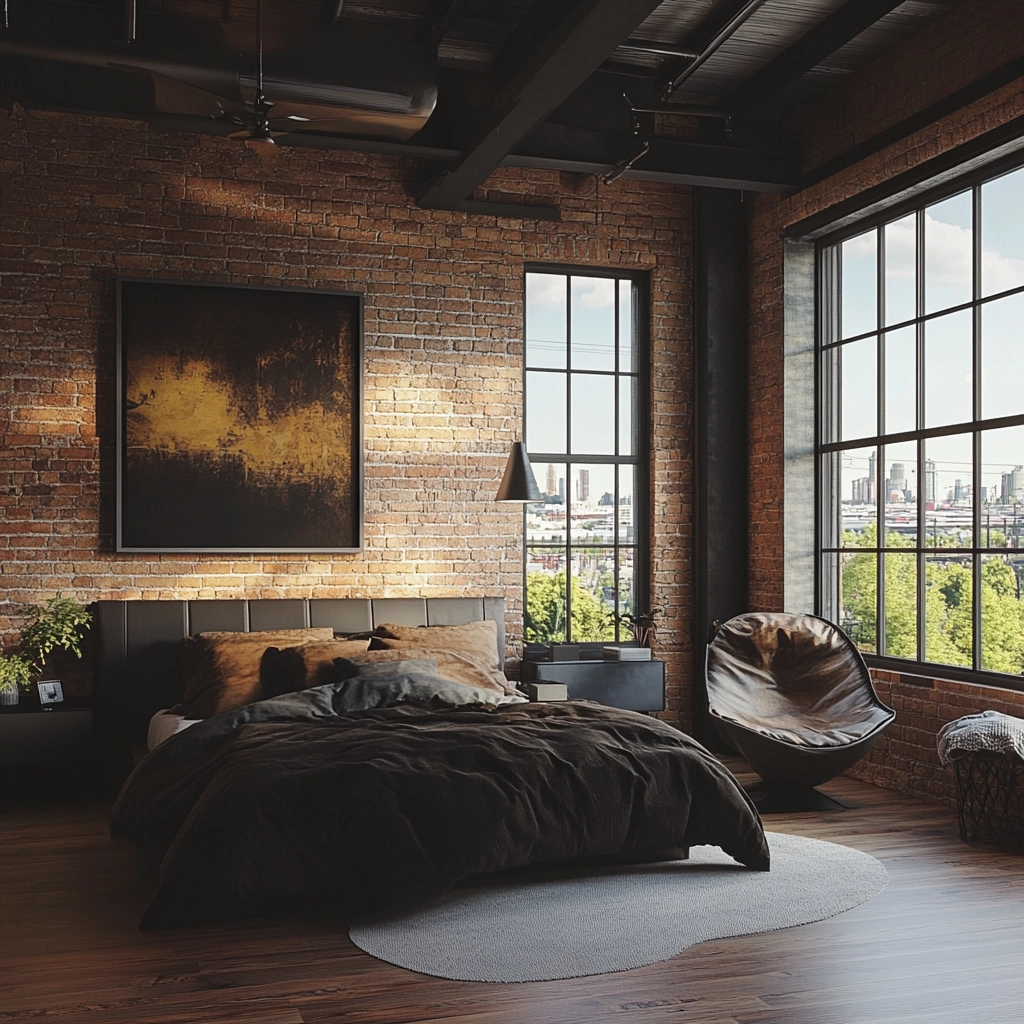 contemporary farmhouse bedroom 47
