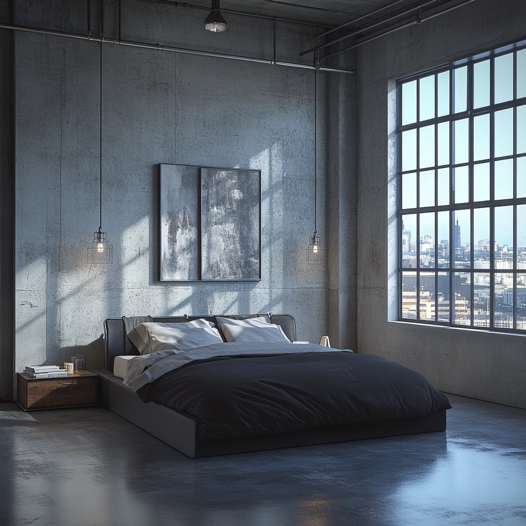 contemporary farmhouse bedroom 48
