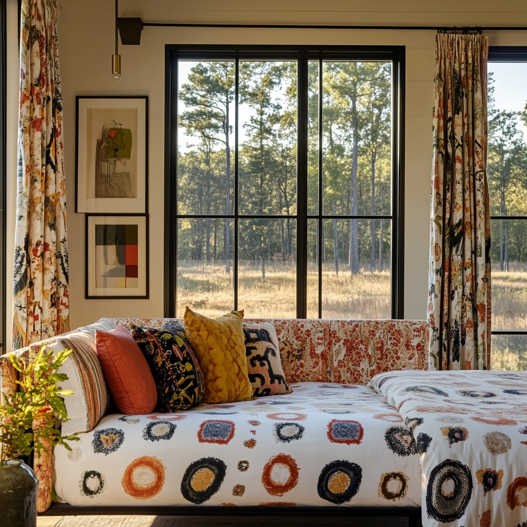 contemporary farmhouse bedroom 49