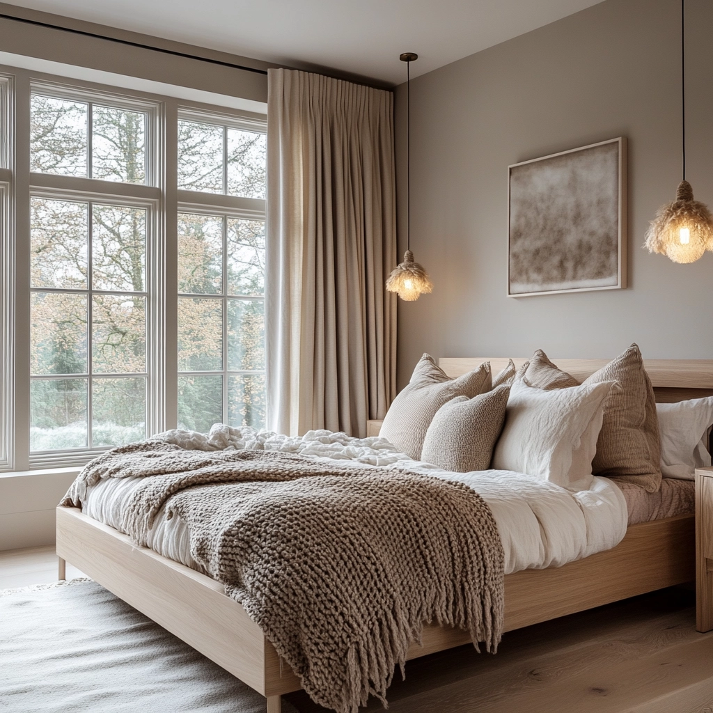 contemporary farmhouse bedroom 5