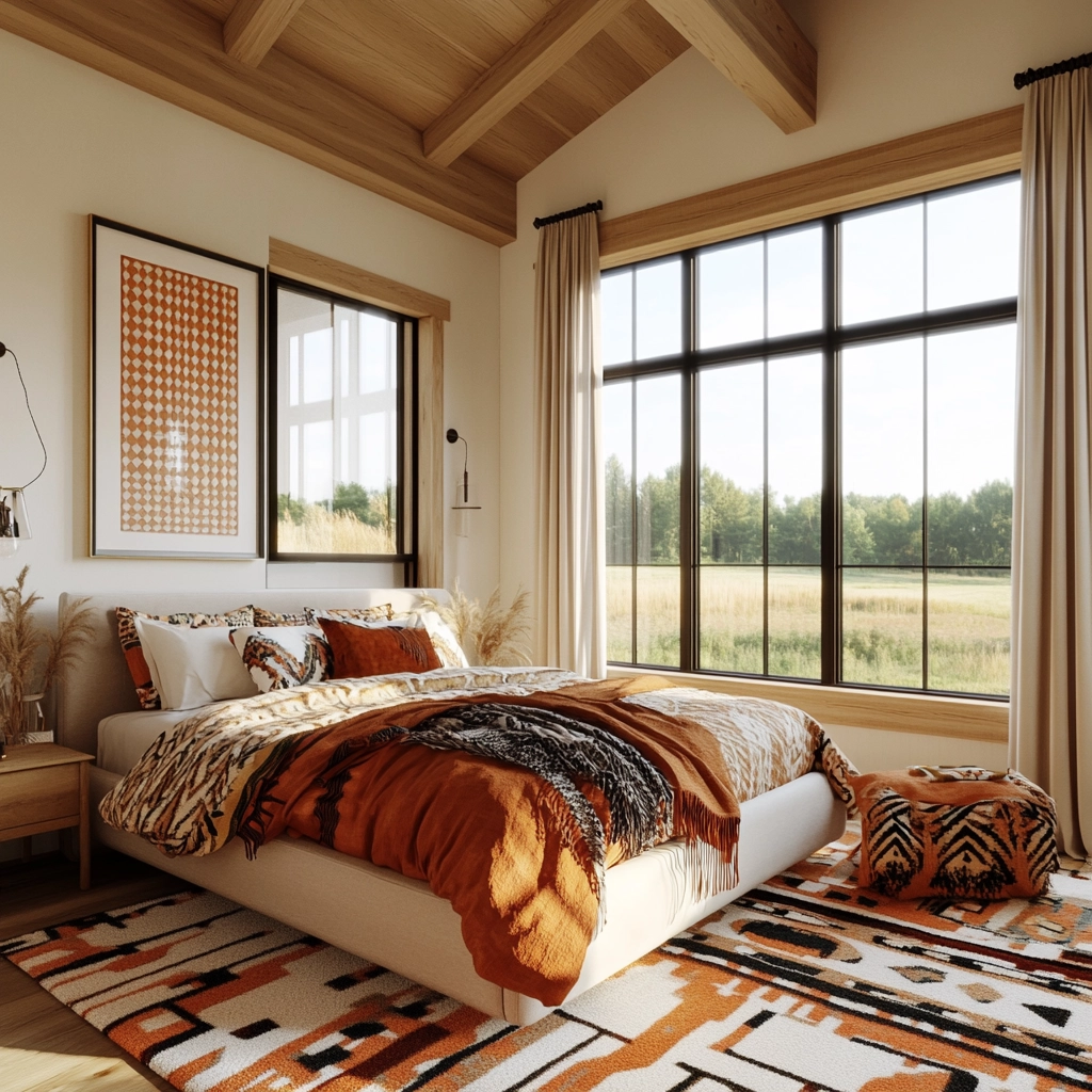 contemporary farmhouse bedroom 50