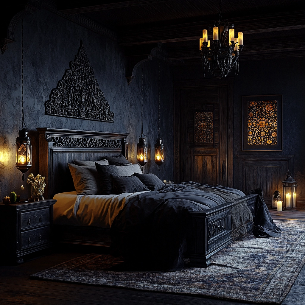 contemporary farmhouse bedroom 54