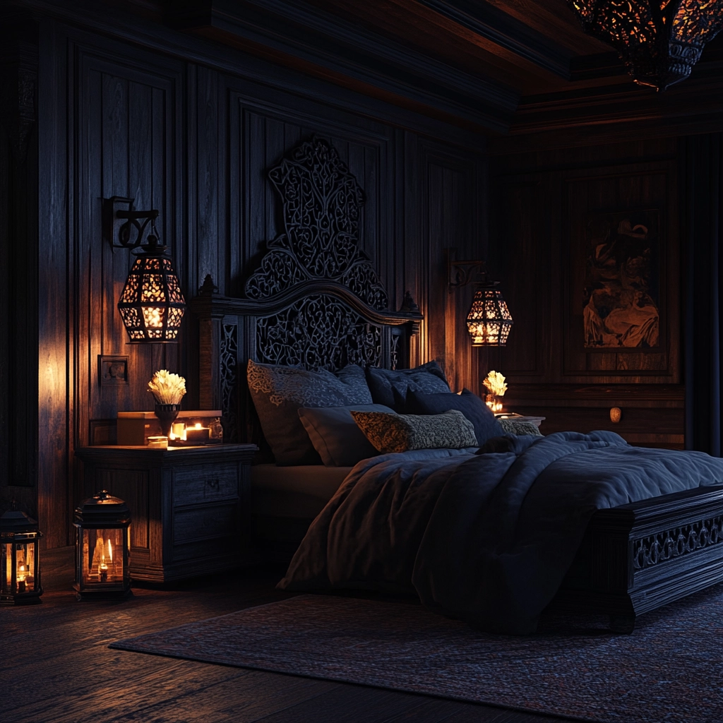 contemporary farmhouse bedroom 55
