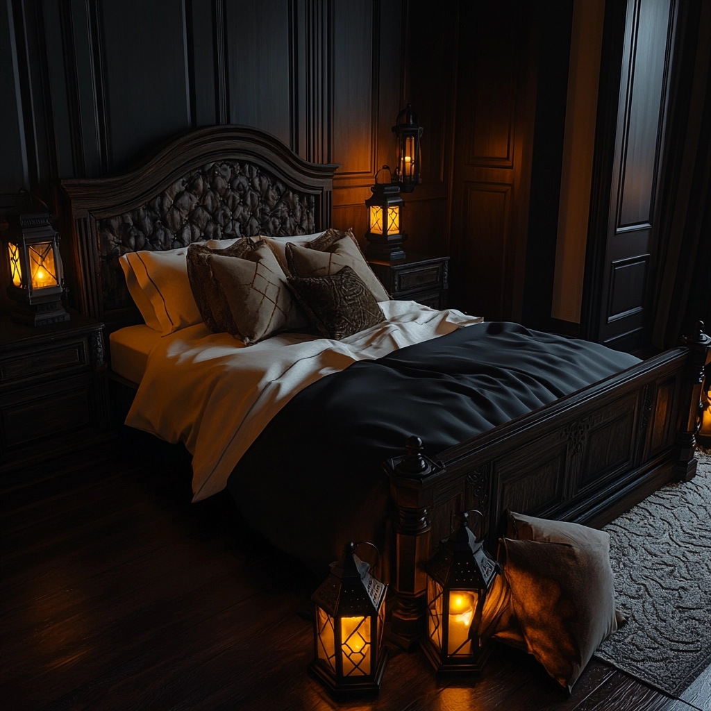 contemporary farmhouse bedroom 56