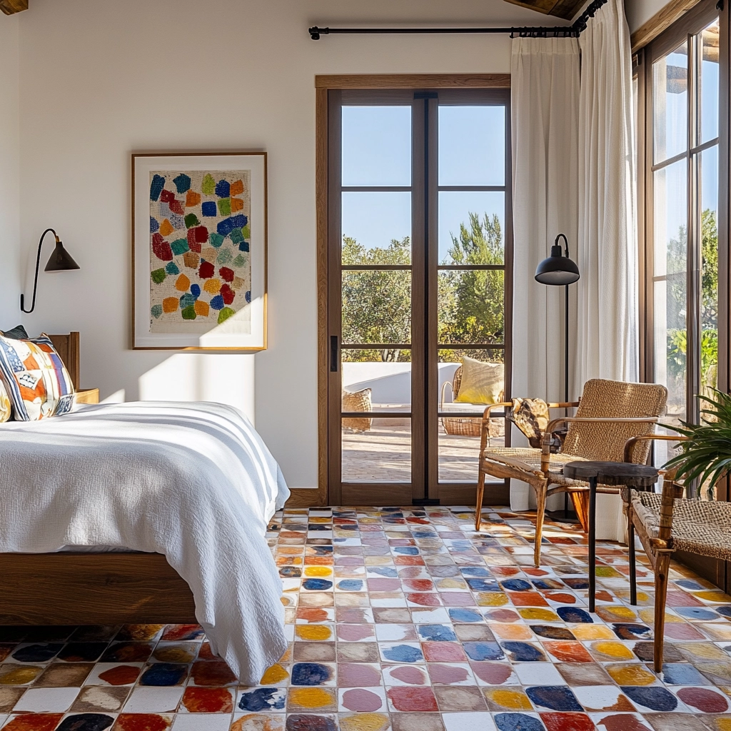 contemporary farmhouse bedroom 58