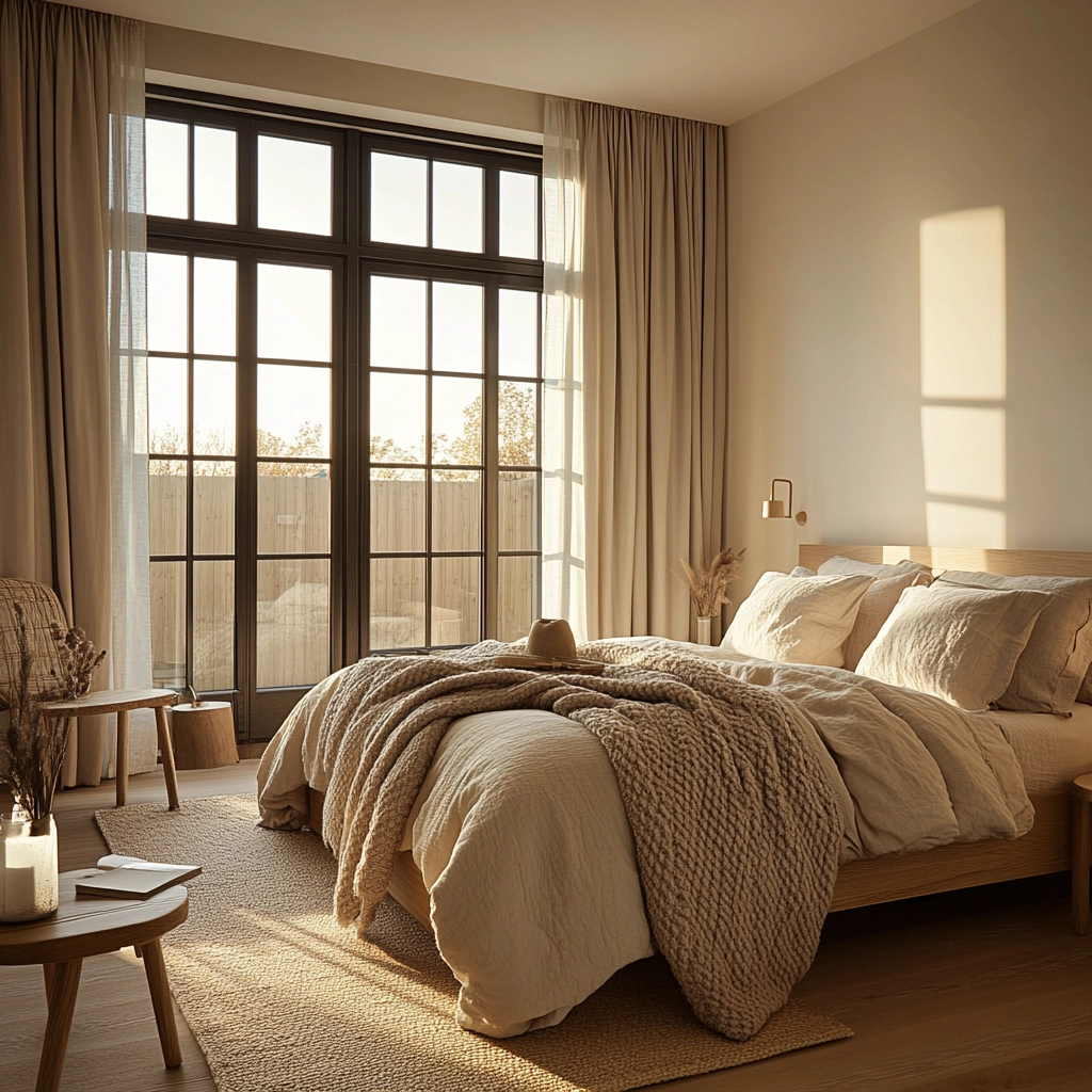 contemporary farmhouse bedroom 6