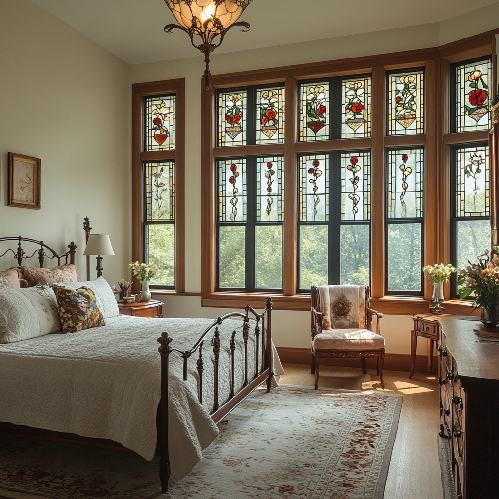 contemporary farmhouse bedroom 69