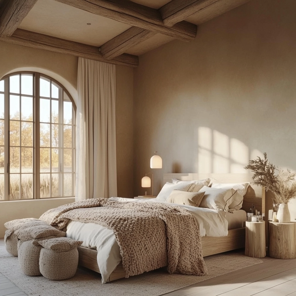 contemporary farmhouse bedroom 7