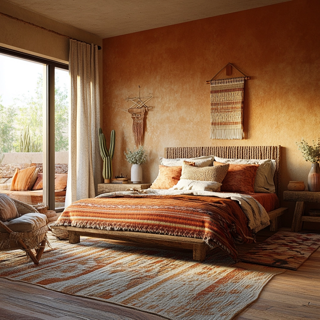 contemporary farmhouse bedroom 73