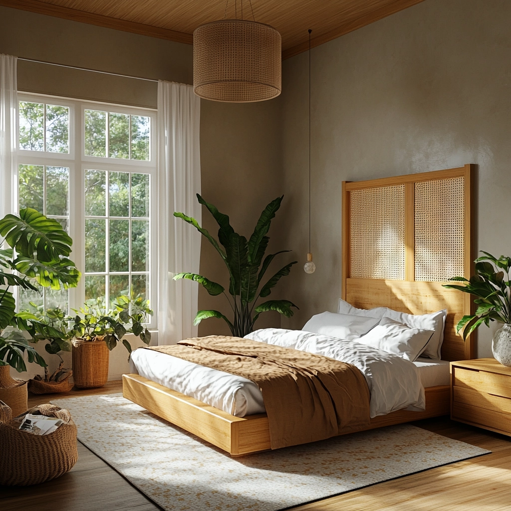 contemporary farmhouse bedroom 77