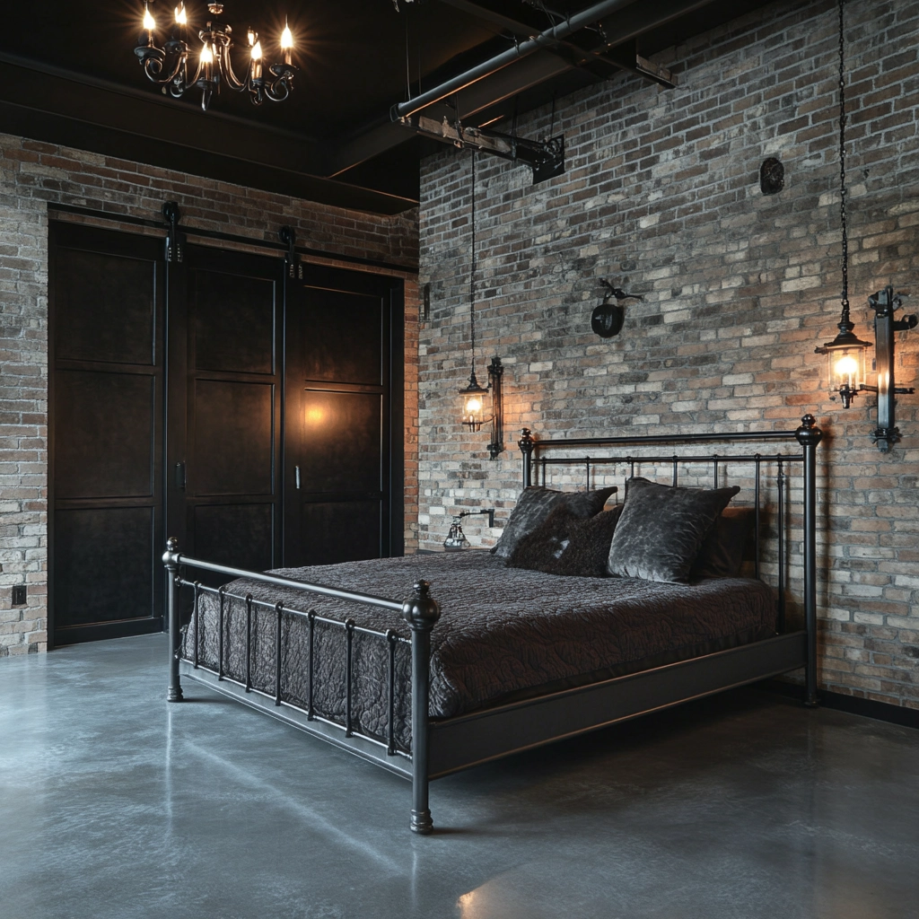 contemporary farmhouse bedroom 9