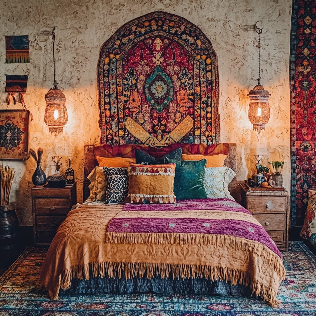 cosy farmhouse bedroom 14