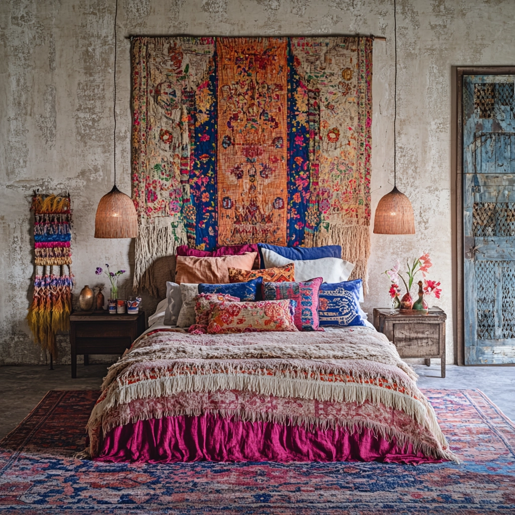 cosy farmhouse bedroom 16