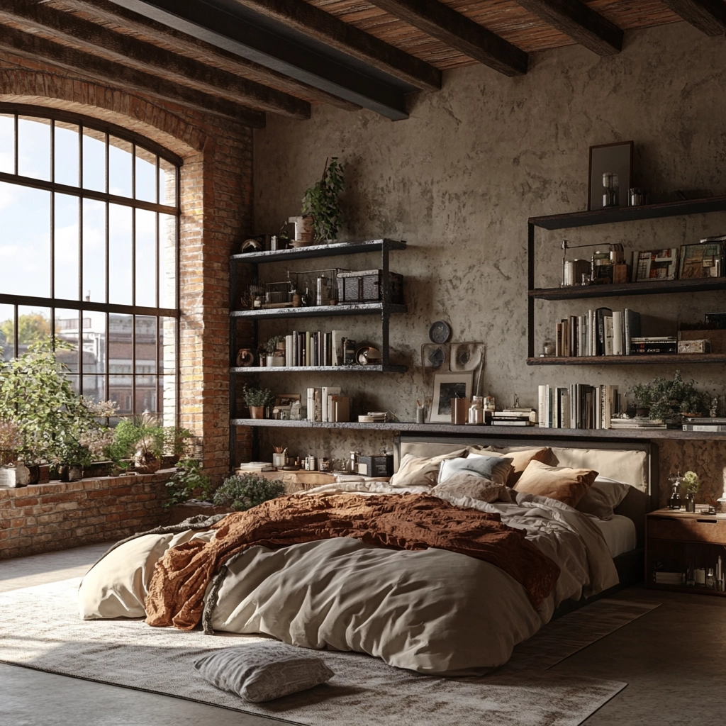 cosy farmhouse bedroom 21