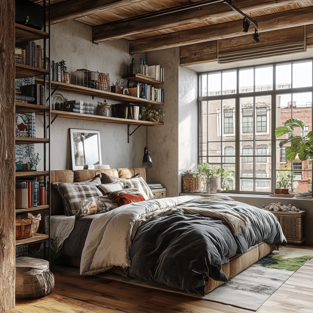 cosy farmhouse bedroom 22