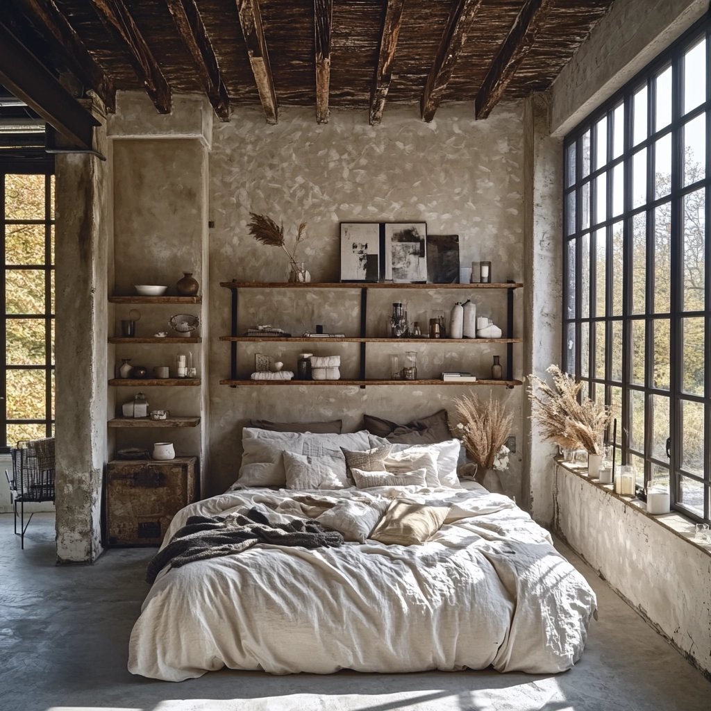 cosy farmhouse bedroom 23