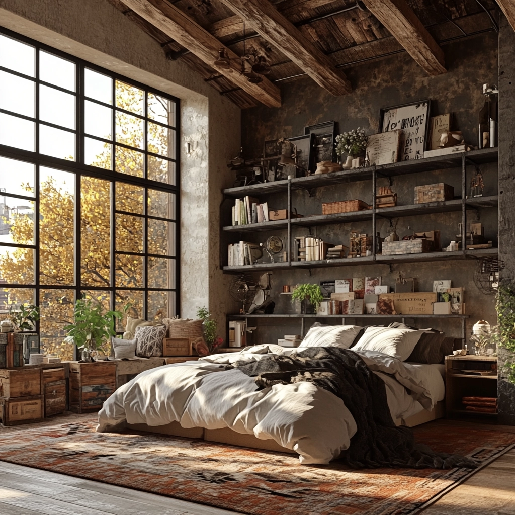 cosy farmhouse bedroom 24