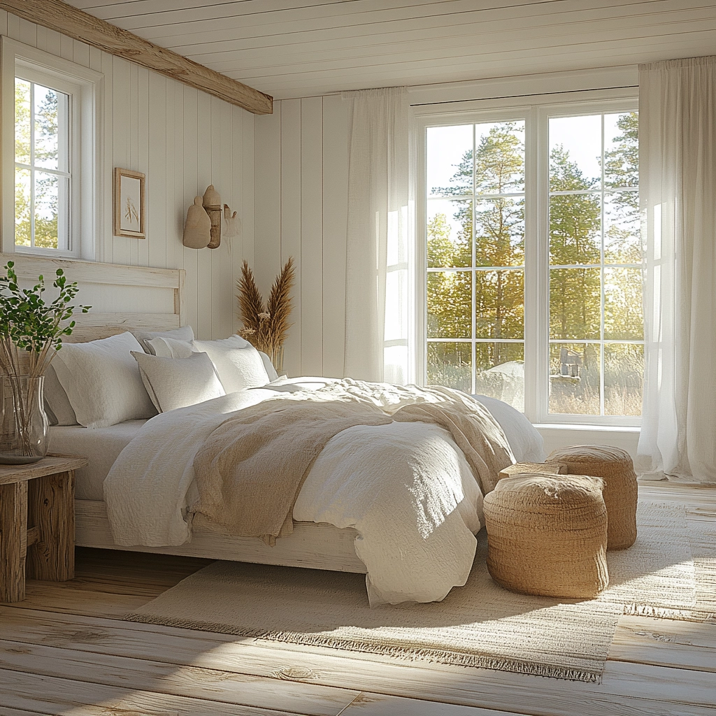 cosy farmhouse bedroom 25
