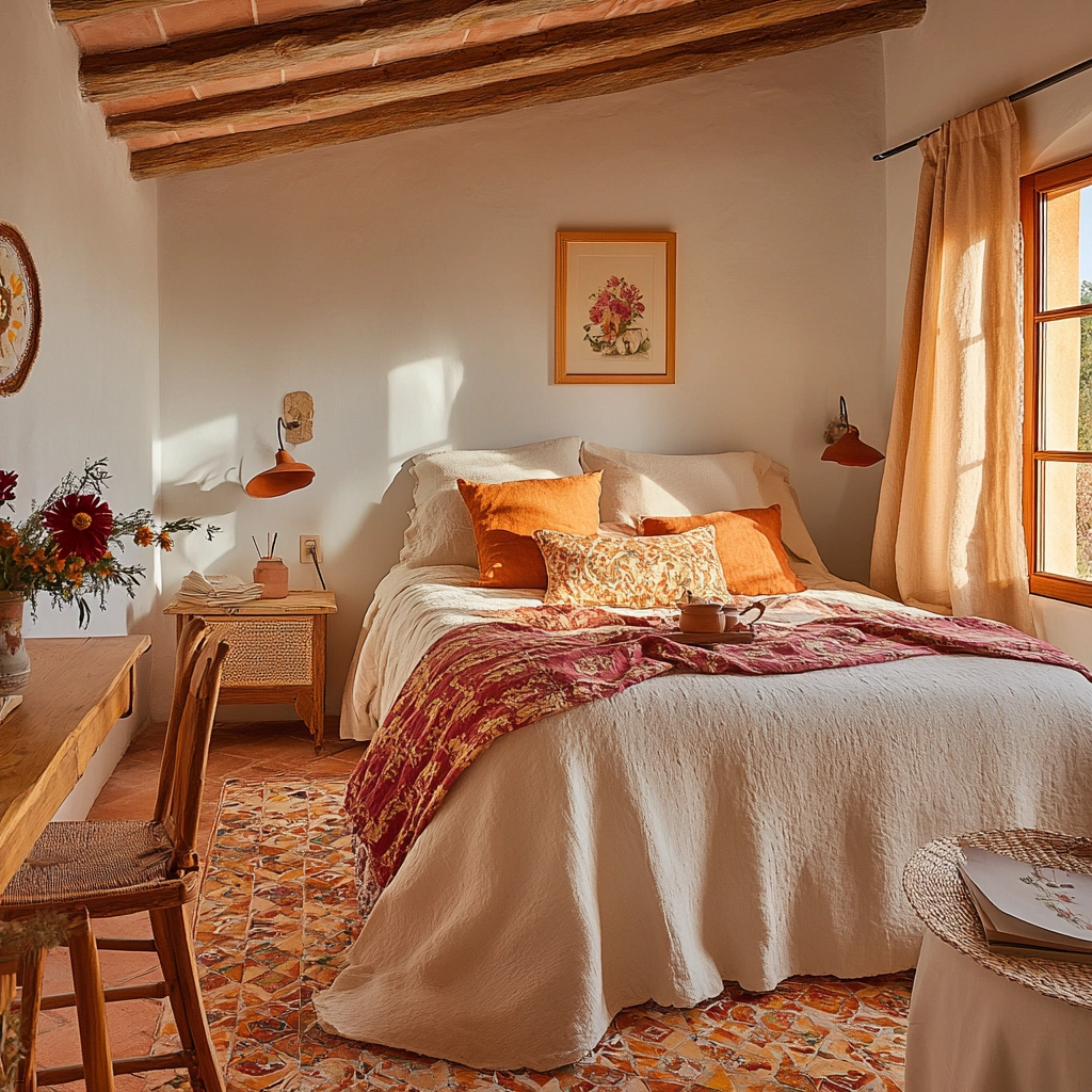 cosy farmhouse bedroom 65
