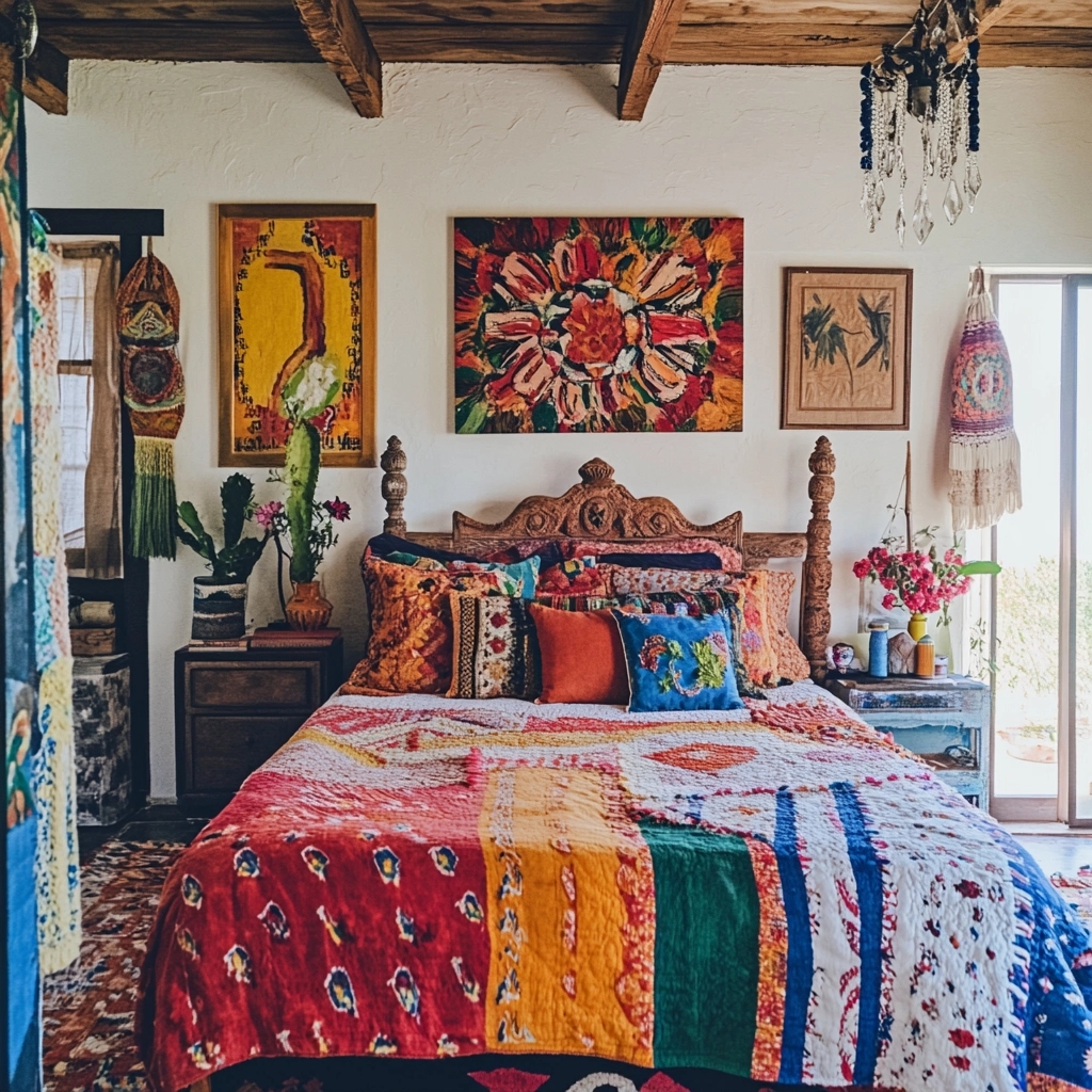 cosy farmhouse bedroom 73