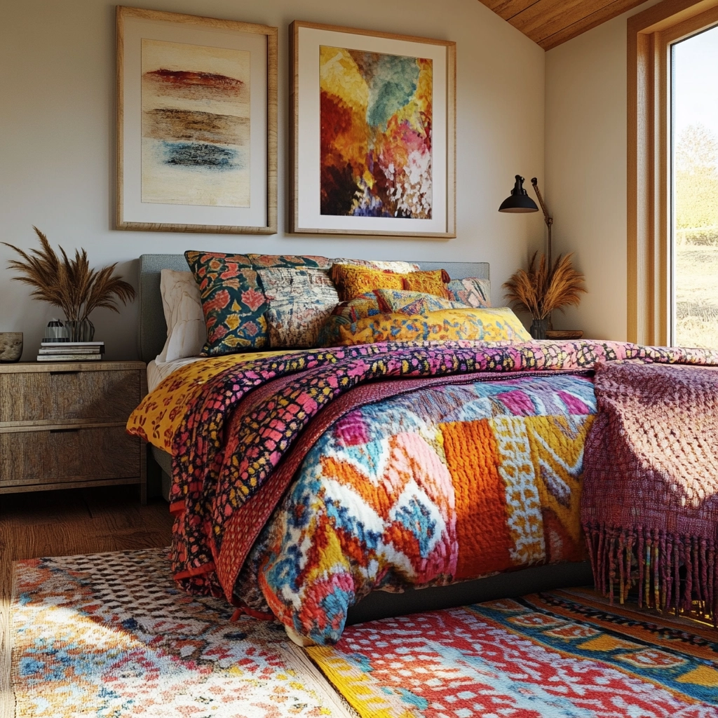 cosy farmhouse bedroom 75