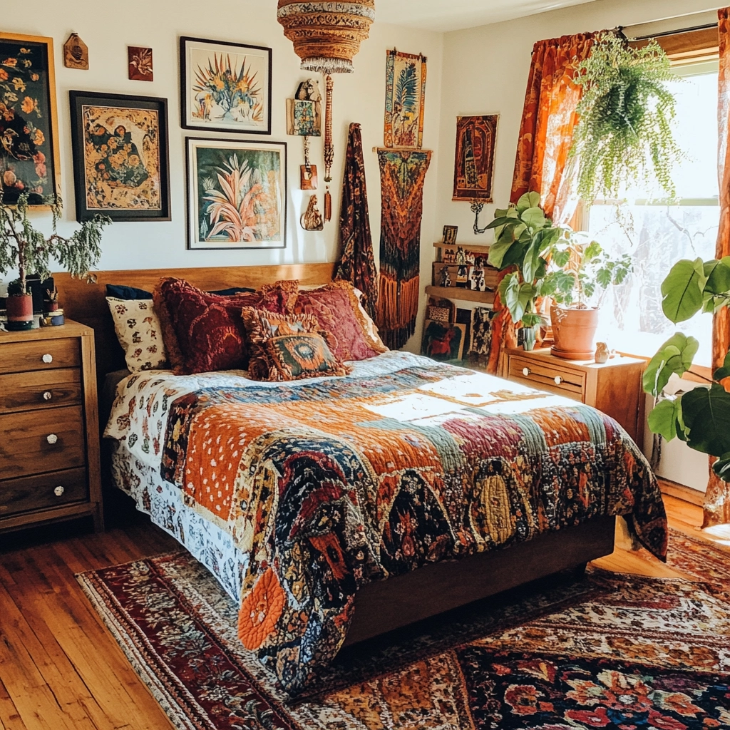 cosy farmhouse bedroom 76