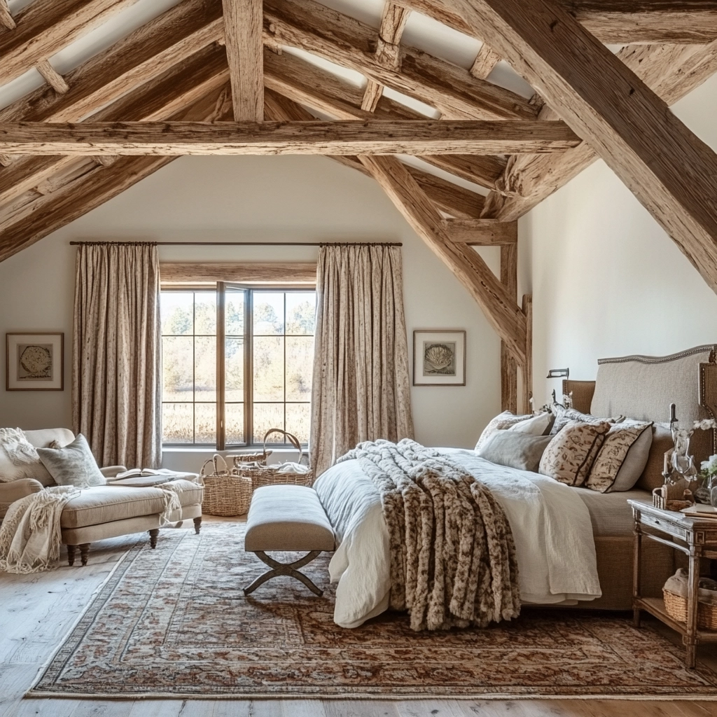 cosy farmhouse bedroom 78