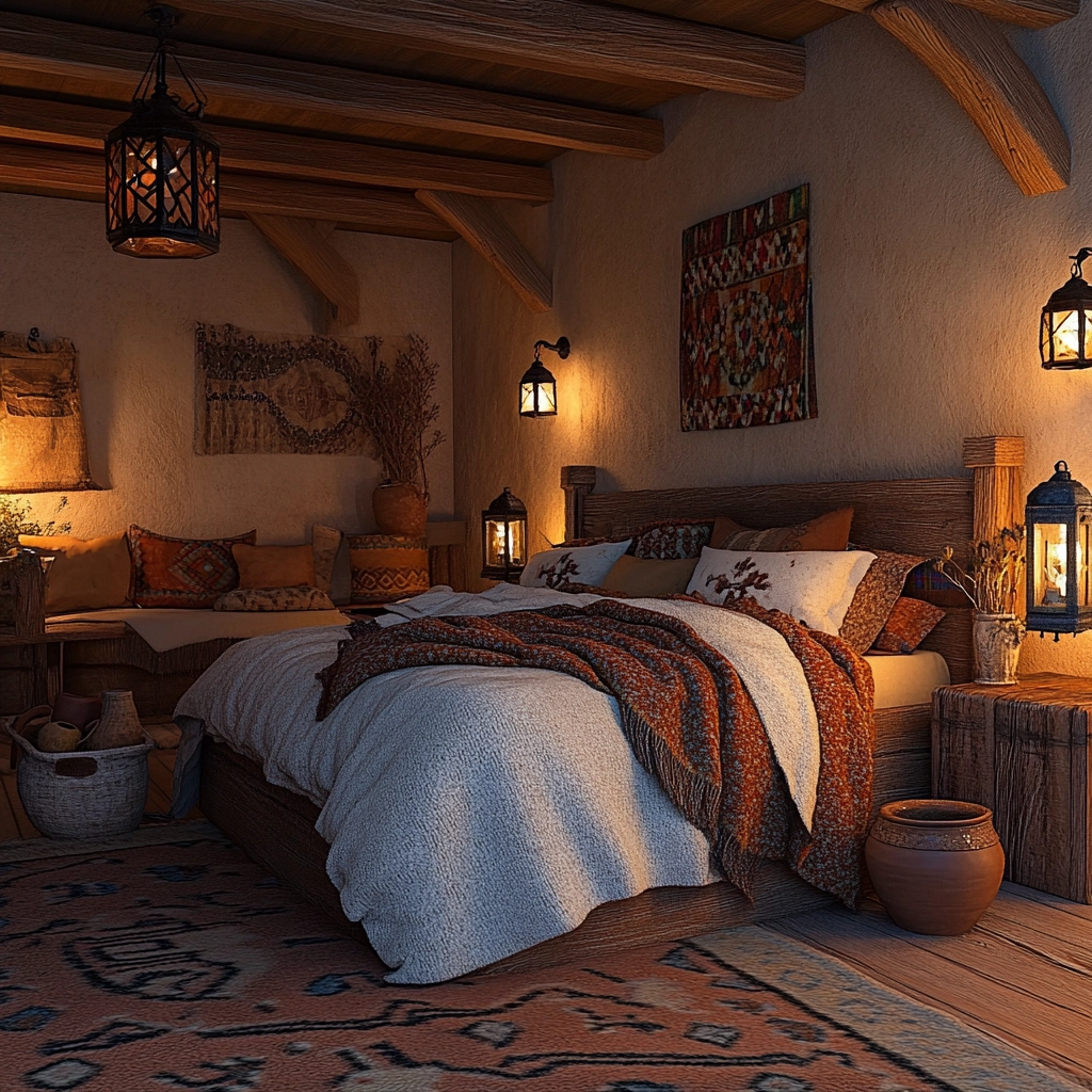 cottage farmhouse bedroom 49