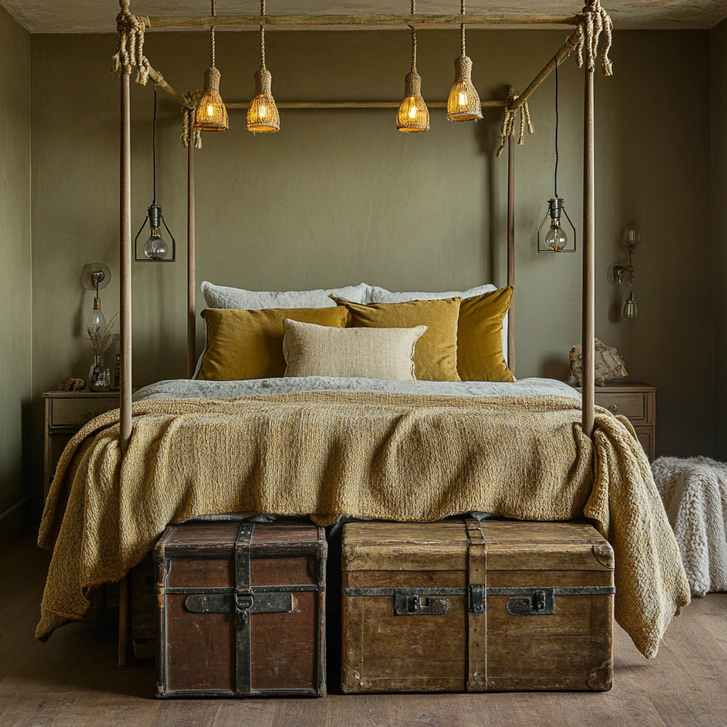 country bedroom ideas farmhouse rustic 17