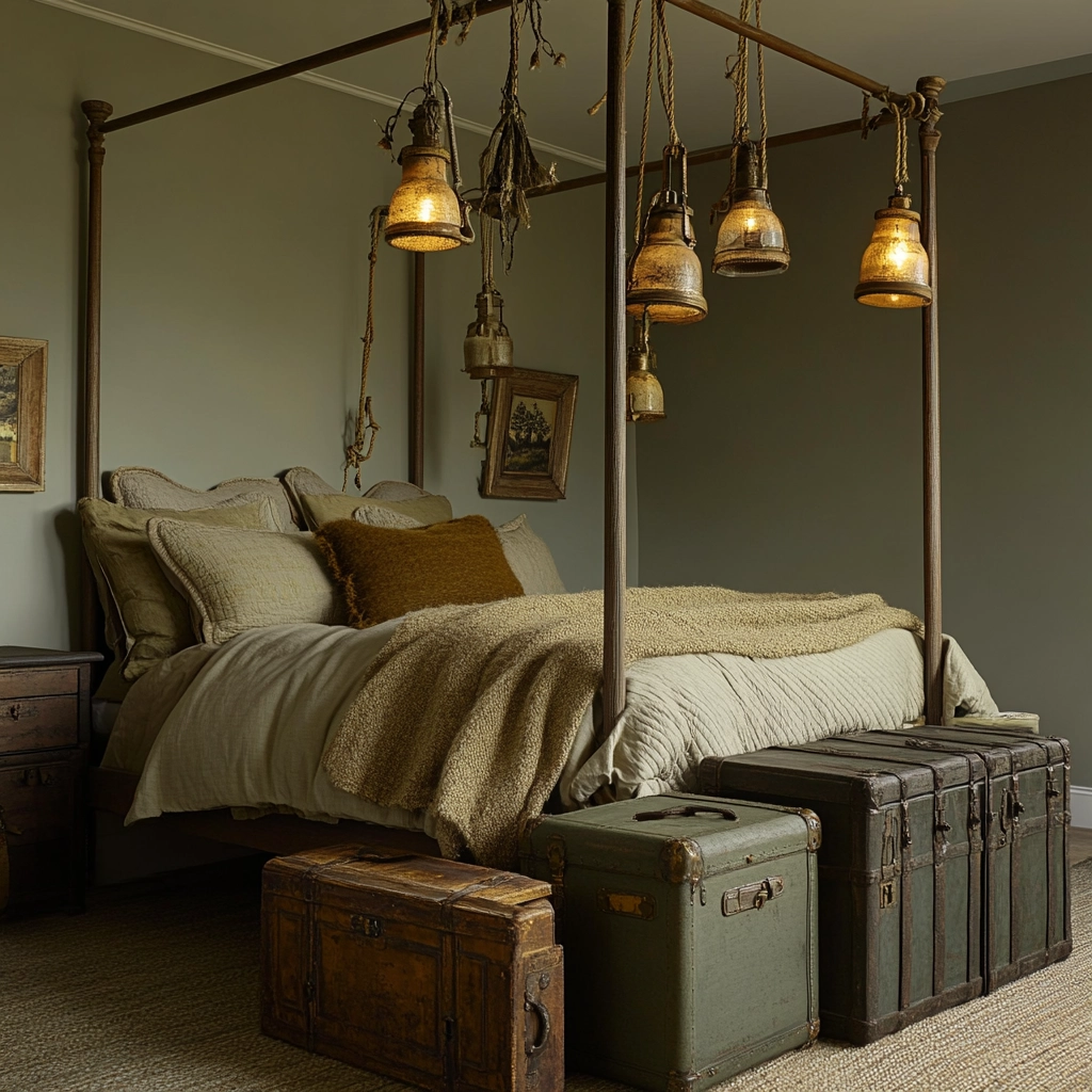 country bedroom ideas farmhouse rustic 18