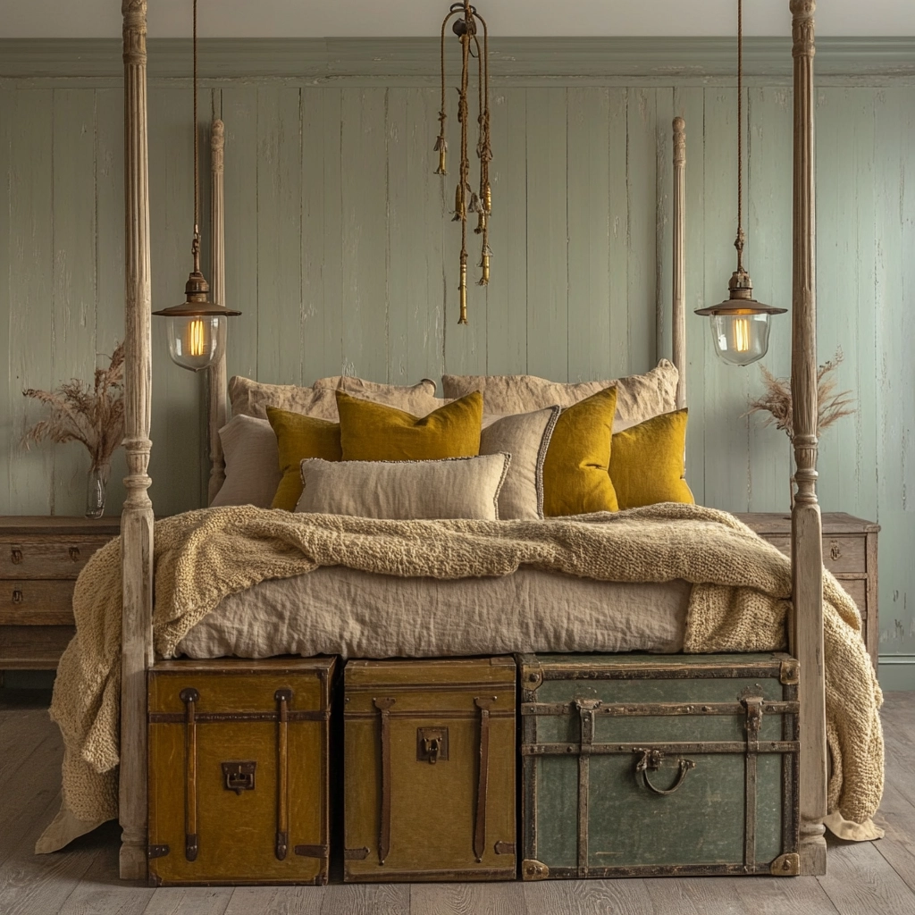 country bedroom ideas farmhouse rustic 19