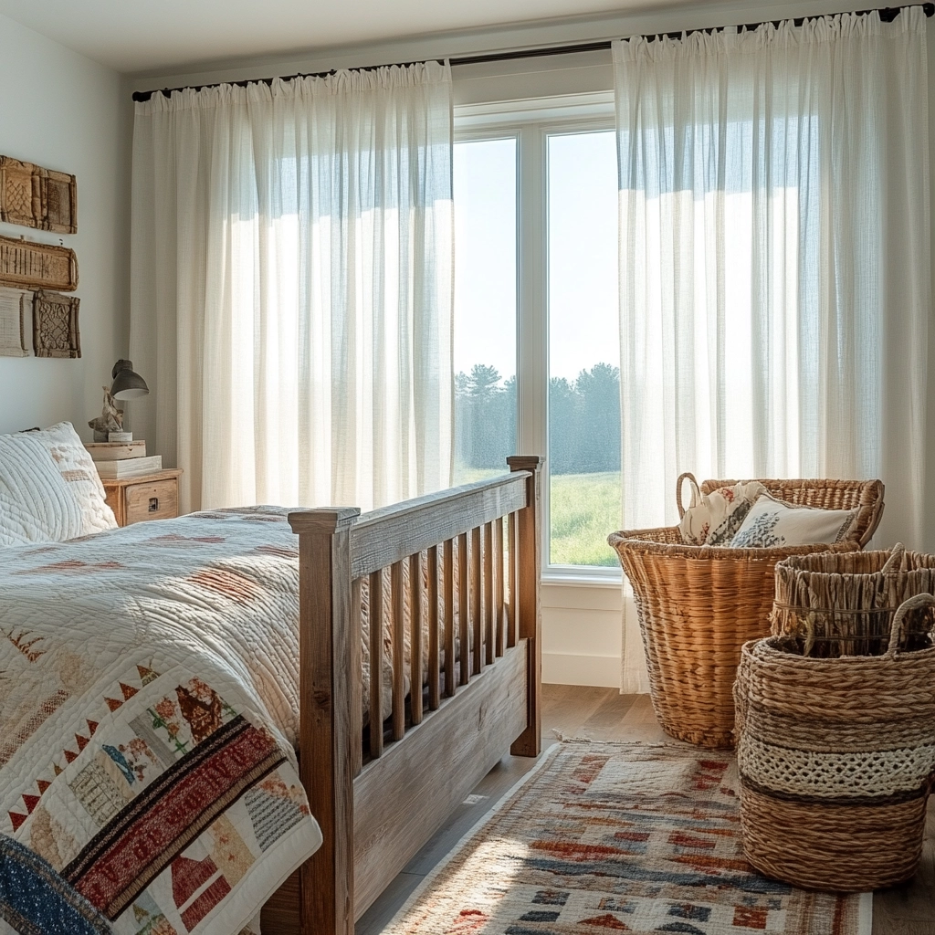 country bedroom ideas farmhouse rustic 2