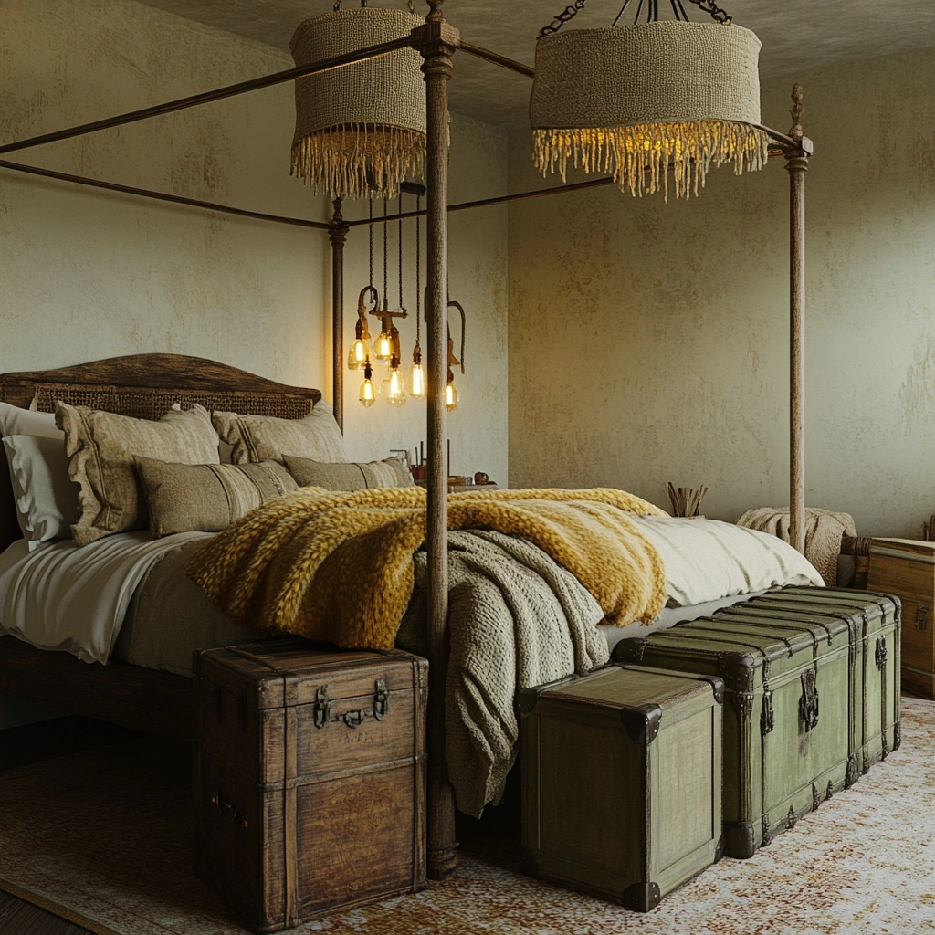 country bedroom ideas farmhouse rustic 20